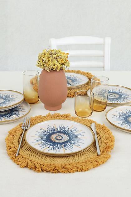 Hydra Nordic Pasta Taba 22 Cm 6 Adet 21352