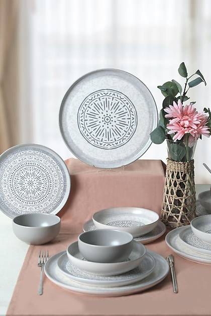 Stone Nordic Yemek Takm 24 Para 6 Kiilik 21426-27