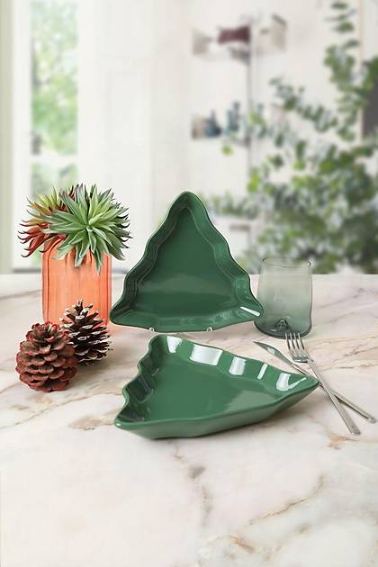 Yeil am Kayk Tabak 22 Cm 2 Adet 308