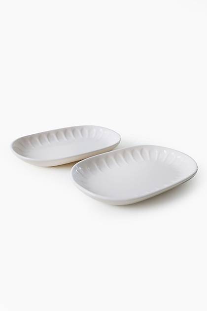 Krem Badem Kayk Tabak 29 Cm 2 Adet 030