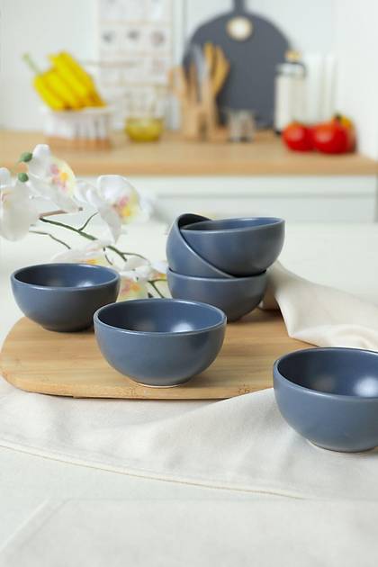 Mat Mavi Bulut Mini erezlik / Sosluk 8 Cm 6 Adet 399