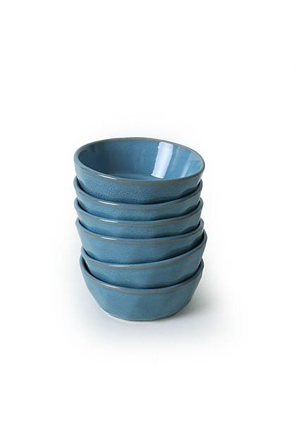 Granit Turkuaz Kristal erezlik / Sosluk 12 Cm 6 Adet Q07