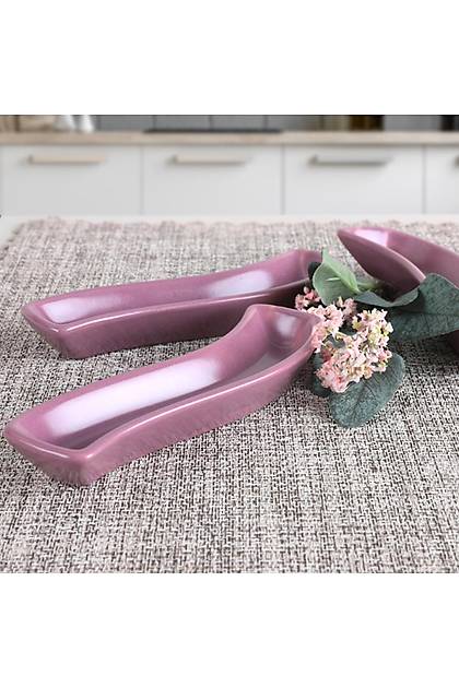 Mat Violet Ivory Zeytinlik 3 Adet 18 Cm
