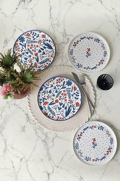 Dot & Bloom Nordic Pasta Taba 22 Cm 4 Adet 22963-64