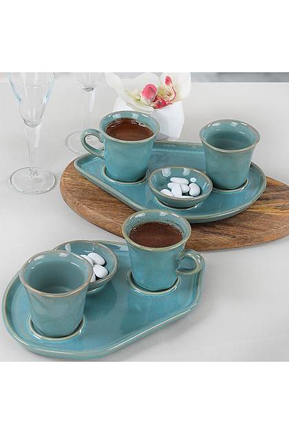 Ocean Moka Kahve Sunum Seti 8 Para 2 Kiilik