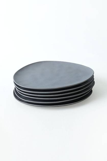 Mat Gri Trior Servis Taba 30 Cm 6 Adet 647