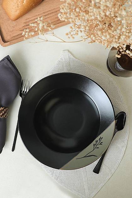 Keraart Trace Of Black Delta Makarna Taba 26 Cm 21487