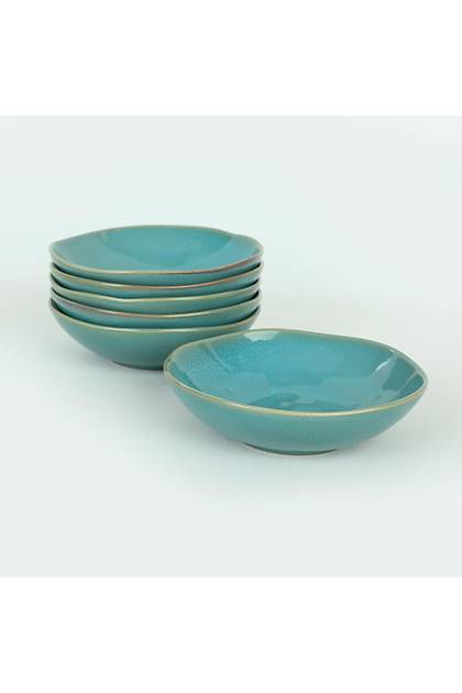 Teal Organik Yemek Taba 20 Cm 6 Adet