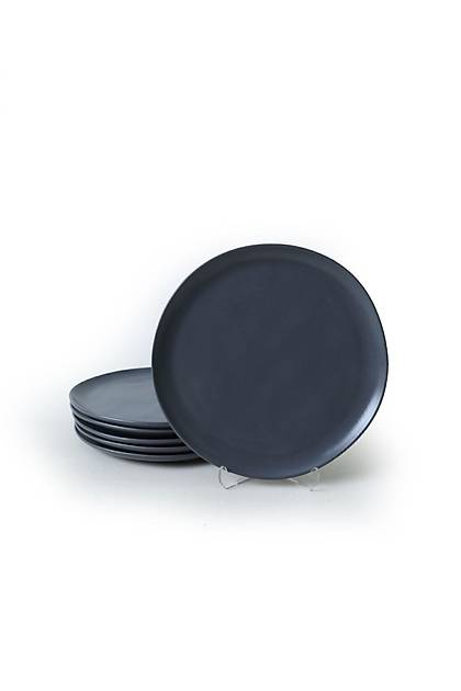 Mat Gri Sardes Pasta Taba 22 Cm 6 Adet 959