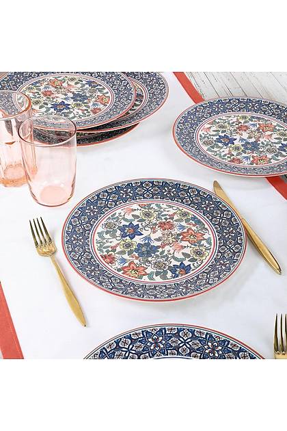Flower Garden Servis Taba 26 Cm 6 Adet - 19829