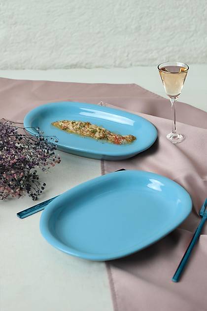 Turkuaz Hitit Kayk Tabak 25 Cm 2 Adet 420