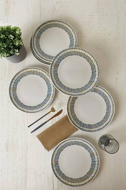 Mosaica Stoneware Pergamon Servis Taba 27 Cm 6 Adet 22825