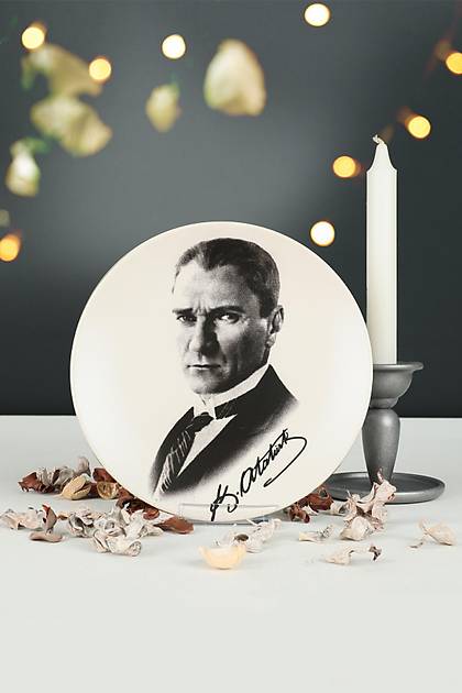 Atat�rk Portre Hediyelik/Dekoratif Tabak - 18241