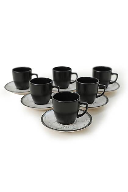 Keraart Line Kahve Fincan Takm 12 Para 6 Kiilik - 19301