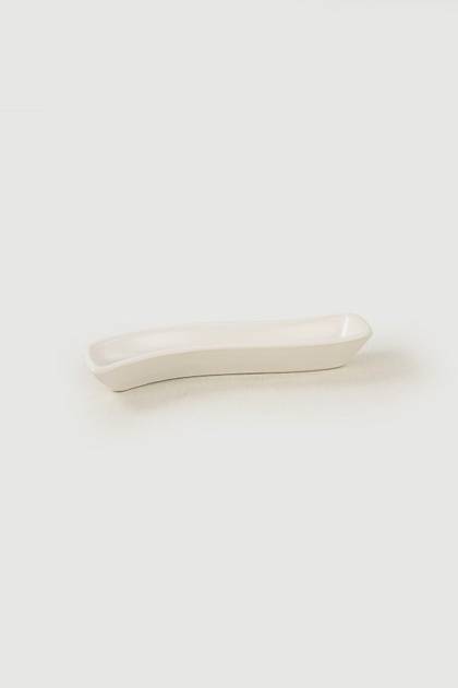 Mat Beyaz Ivory Zeytinlik 3 Adet 18 Cm