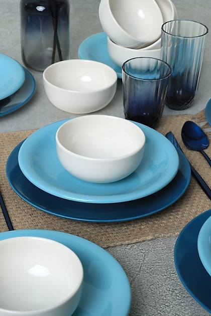 Blue Mix Yemek Takm 18 Para 6 Kiilik 031-413-420