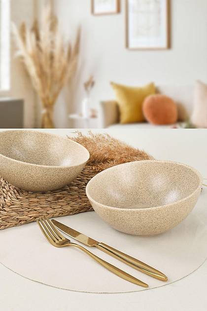 Noise Krem Inclined Salata Kasesi 18 Cm 2 Adet