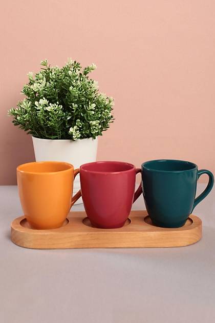Rainbow Latte Kupa 8 Cm 6 Adet - 113/520