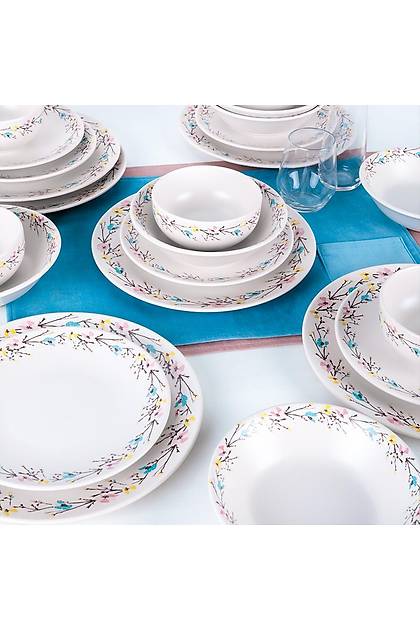 Tomurcuk Yemek Takm 24 Para 6 Kiilik