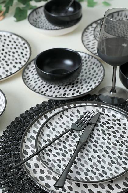 Keraart Shadow Nordic Yemek Takm 24 Para 6 Kiilik 21434
