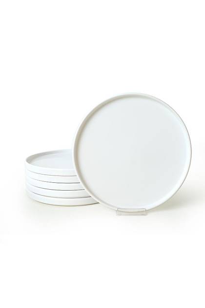 Beyaz Stackable Servis Taba 27 Cm 6 Adet 006