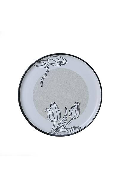 Keraart Shade Flowers Nordic Pasta Taba 22 Cm 6 Adet 21848