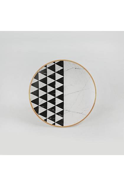 Trigon Marble Pasta Taba 20 Cm 4 Adet - 18765-66-67-68