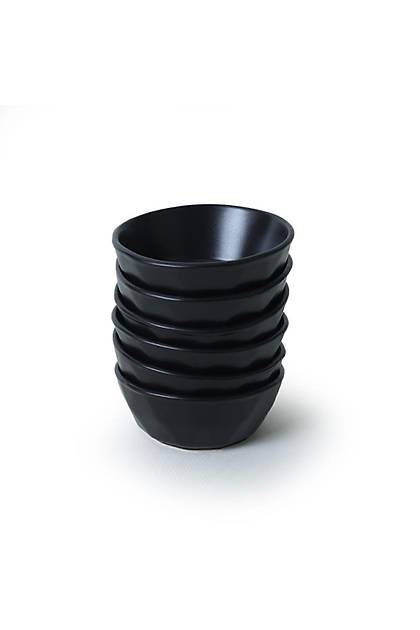 Mat Siyah Kristal erezlik / Sosluk 12 Cm 6 Adet 956