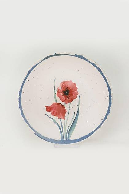 Keraart Anatolian Flowers Servis Taba 25 Cm 6 Adet - 20256/61