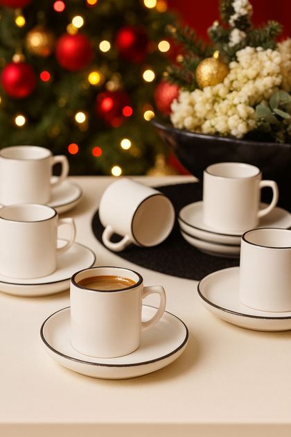 Simply Nordic Kahve Takm 12 Para 6 Kiilik 19985