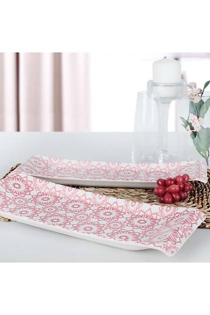 knat Pembe Kayk Tabak 33 Cm 2 Adet - 17947
