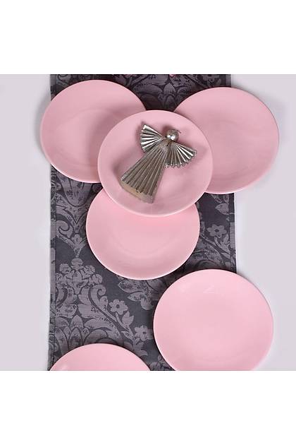 Ak Pembe Ege Servis Taba 26 cm 6 Adet