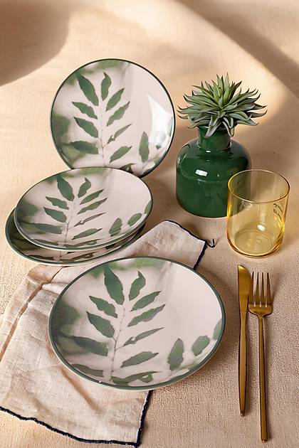 Botanical Grace Pasta Taba�� 20 Cm 4 Adet 23447