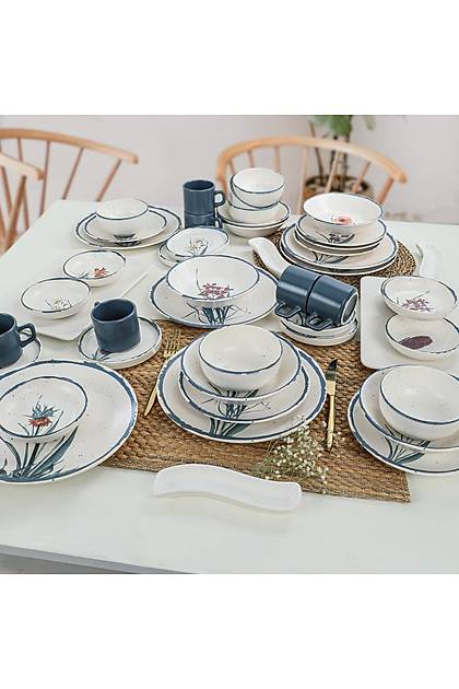 Anatolian Flowers Yemek/Kahvalt Takm 47 Para 6 Kiilik - 256/261
