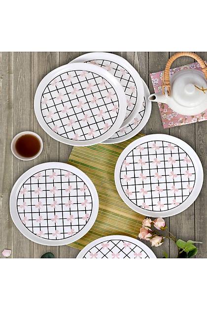Fiyonk Pembe Hitit Servis Taba 28 Cm 6 Adet