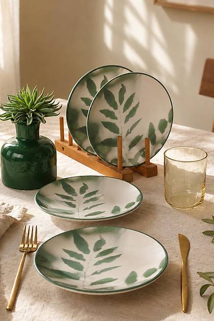 Botanical Grace Pasta Taba�� 20 Cm 4 Adet 23447