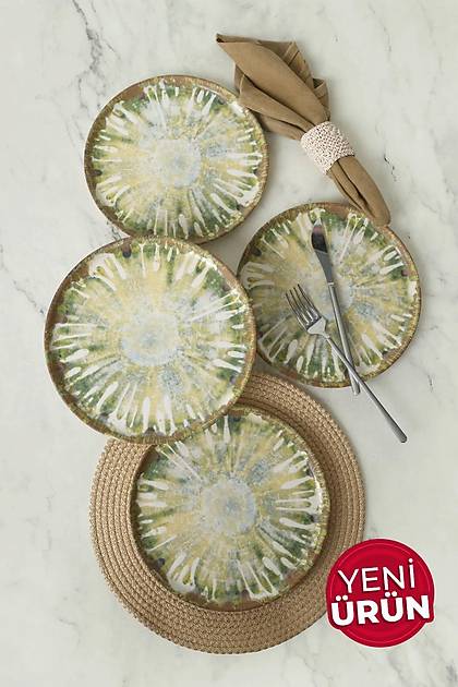 Green Ripple Nordc Pasta Taba 22 Cm 4 Adet / 22896