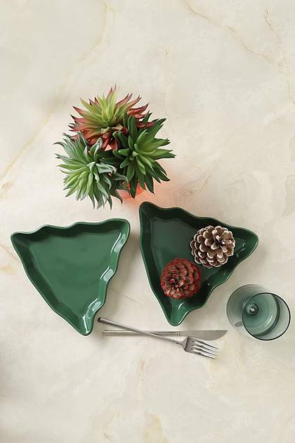 Yeil am Kayk Tabak 22 Cm 2 Adet 308