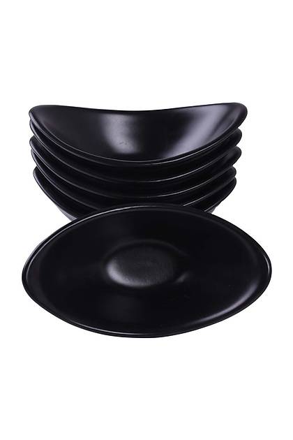 Gondol Mat Siyah erezlik 16 Cm 6 Adet
