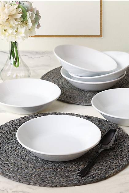 Beyaz Hitit Yemek Taba 20 Cm 6 Adet 004