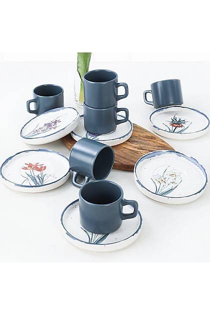 Anatolian Flowers Yemek/Kahvalt Takm 50 Para 6 Kiilik - 256/261