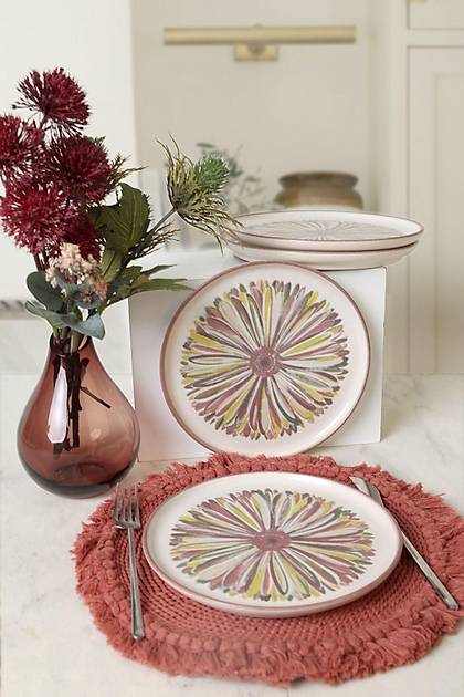 Serene Flower Nordc Pasta Taba 22 Cm 4 Adet 22983