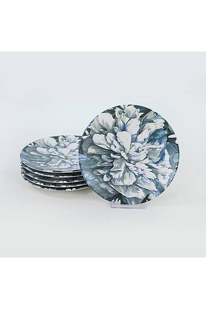Nature Flowers Pasta Taba 20 Cm 6 Adet - 19858