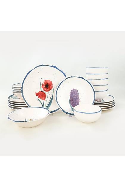 Anatolian Flowers Yemek/Kahvalt Takm 50 Para 6 Kiilik - 256/261