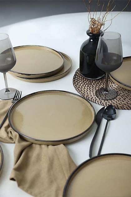 Keraart Vintage Style Stackable Servis Taba 27 Cm 6 Adet 21734
