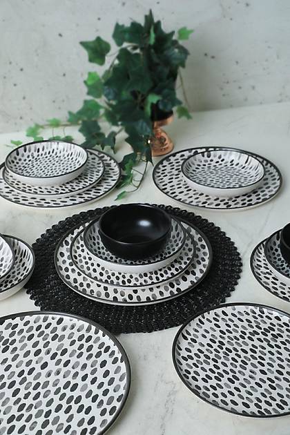 Keraart Shadow Nordic Yemek Takm 24 Para 6 Kiilik 21434