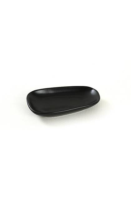 Mat Siyah Tetra Kayk Tabak 15 Cm 6 Adet