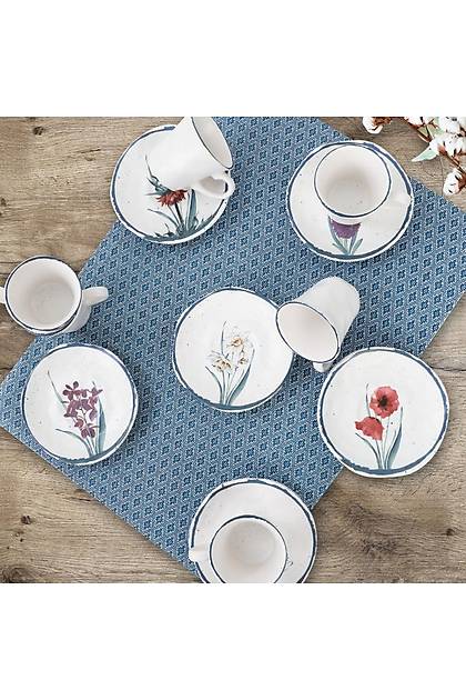 Anatolian Flowers Organik Kahve Fincan Takm 12 Para 6 Kiilik - 256/287