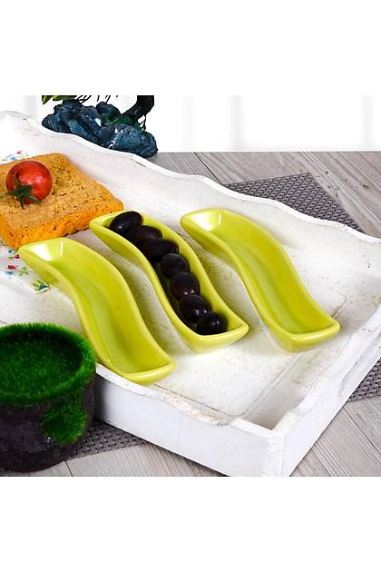Yeil vory Zeytinlik 18 Cm 3 Adet