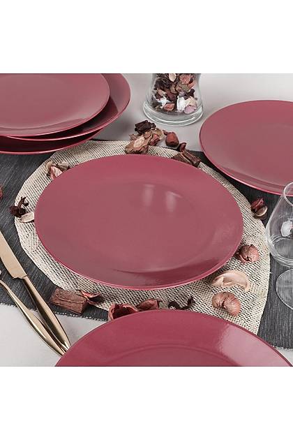Carmen Krmz Ege Servis Taba 25 Cm 6 Adet